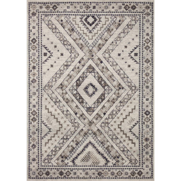 Justina Blakeney x Loloi Eila Traditional Ivory / Grey Area Rug Wayfair